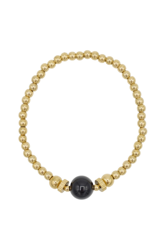 Midnight Armour Obsidian Bracelet