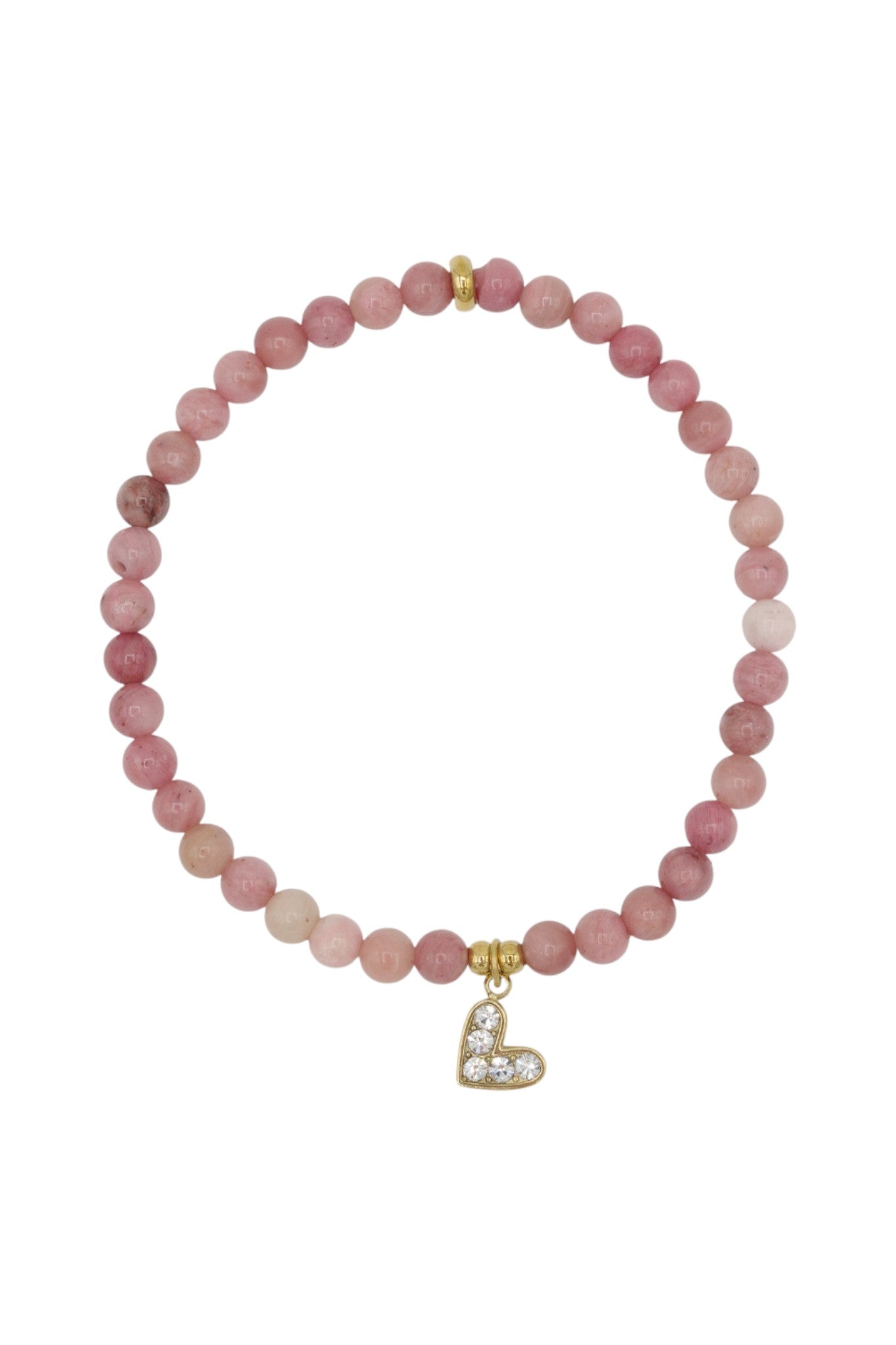 Rose Aura Rose Quartz Crystal Bracelet