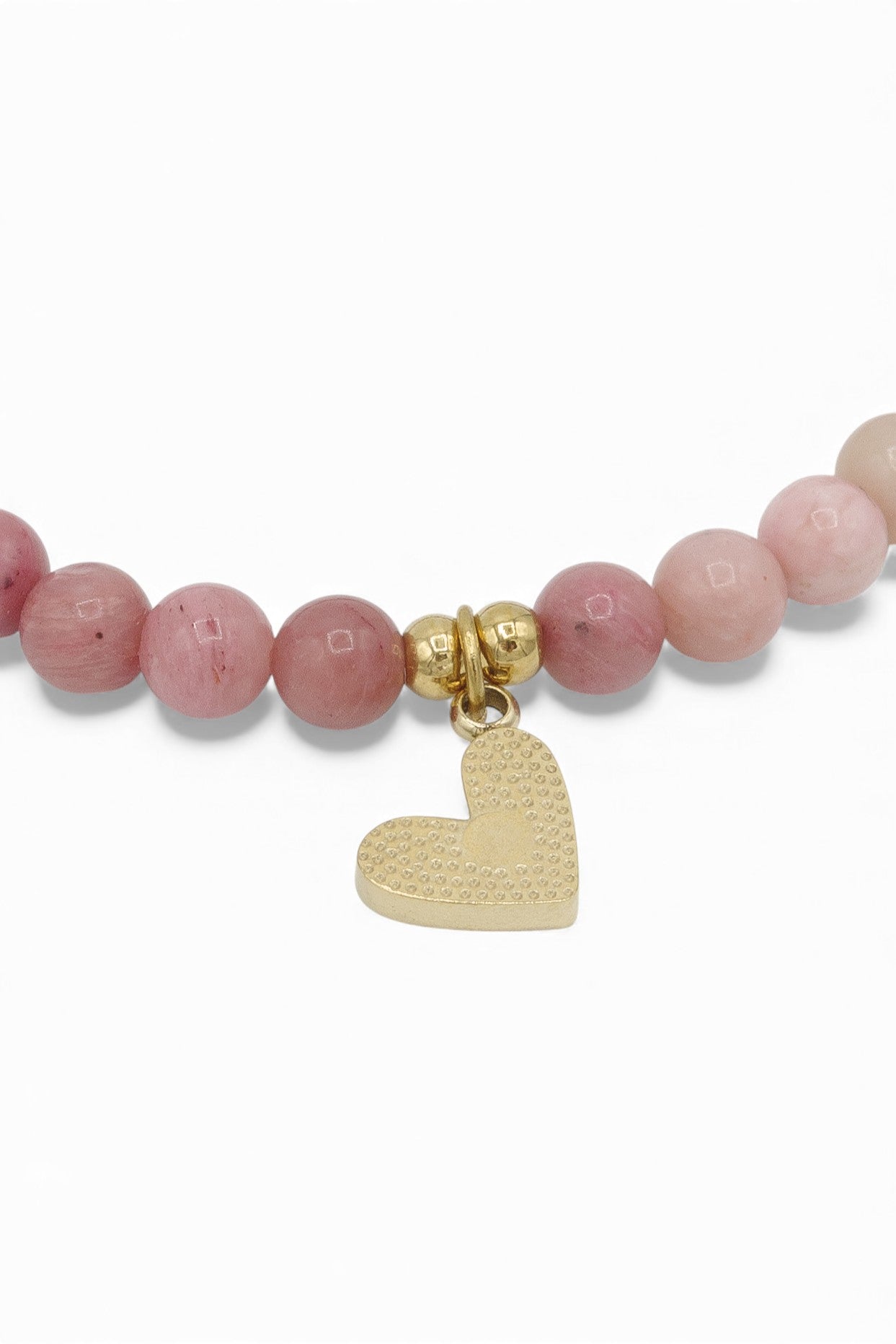 Rose Aura Rose Quartz Crystal Bracelet