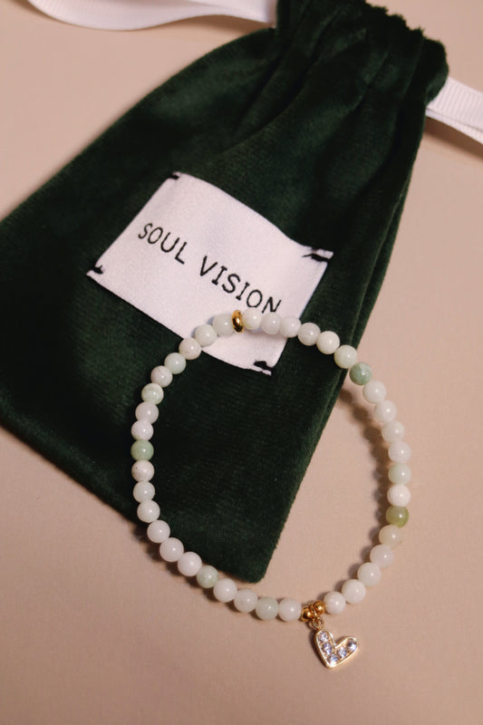 Jade Stone Crystal Bracelet